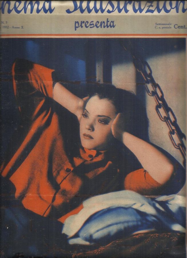 CINEMA ILLUSTRAZIONE magazine side cover Issue 3 20 January 1932