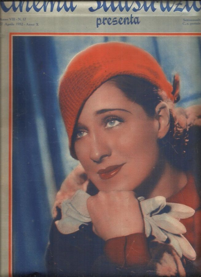 CINEMA ILLUSTRAZIONE magazine side cover Issue 17 27 April 1932