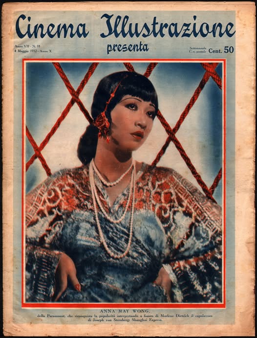 CINEMA ILLUSTRAZIONE magazine side cover Issue 18 4 May 1932