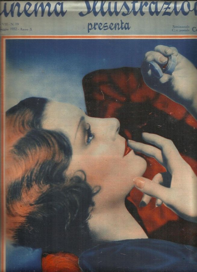 CINEMA ILLUSTRAZIONE magazine side cover Issue 19 11 May 1932