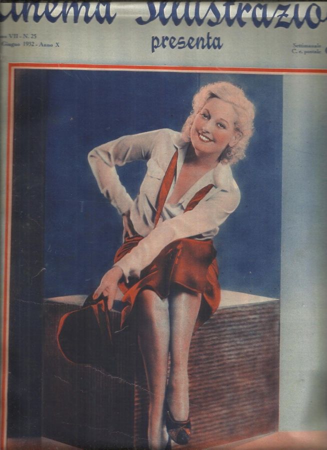 CINEMA ILLUSTRAZIONE magazine side cover Issue 25 22 June 1932