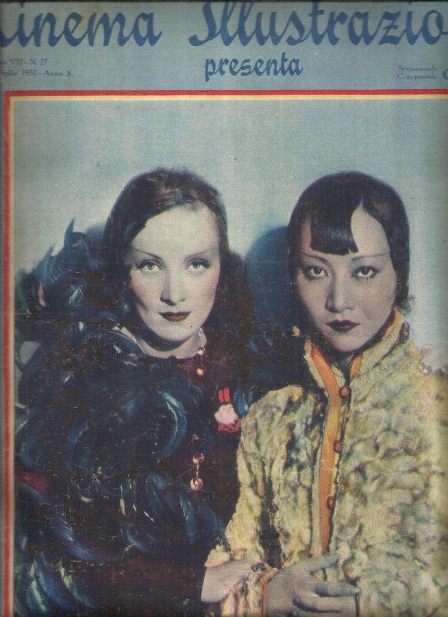 CINEMA ILLUSTRAZIONE magazine side cover Issue 27 6 July 1932