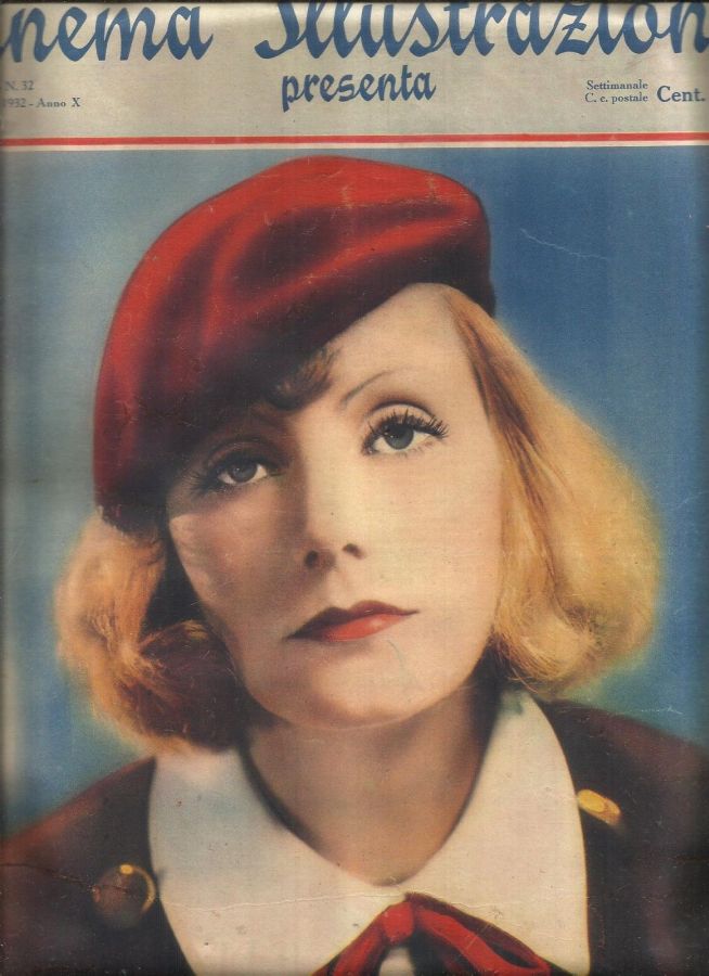 CINEMA ILLUSTRAZIONE magazine side cover Issue 32 10 August 1932