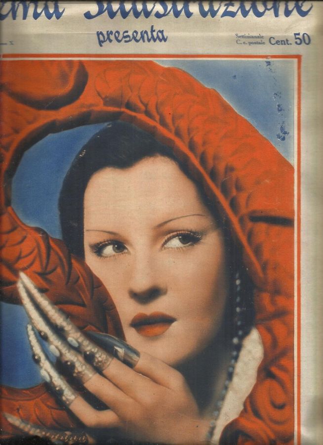 CINEMA ILLUSTRAZIONE magazine side cover Issue 37 14 September 1932