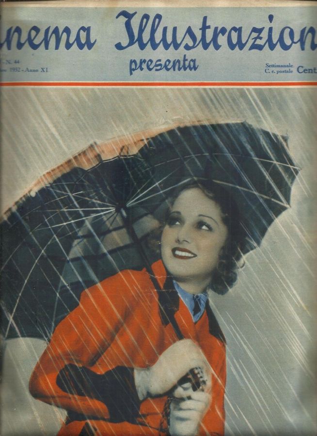 CINEMA ILLUSTRAZIONE magazine side cover Issue 44 2 November 1932