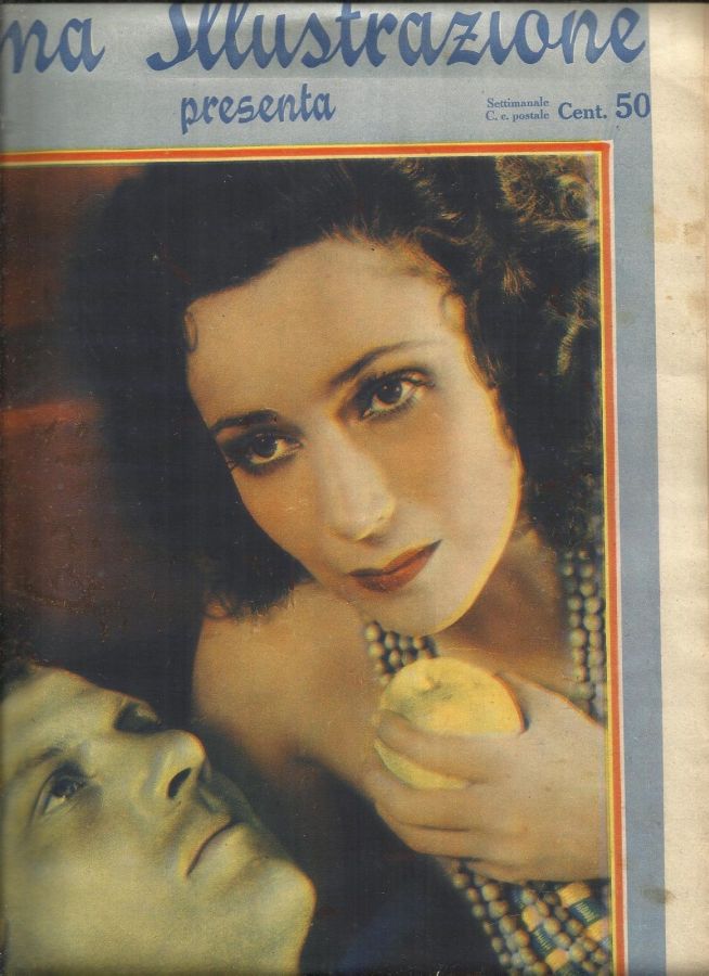 CINEMA ILLUSTRAZIONE magazine side cover Issue 49 7 December 1932