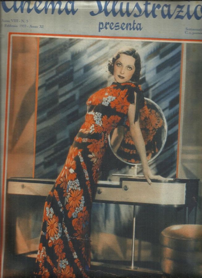 CINEMA ILLUSTRAZIONE magazine side cover Issue 5 1 February 1933