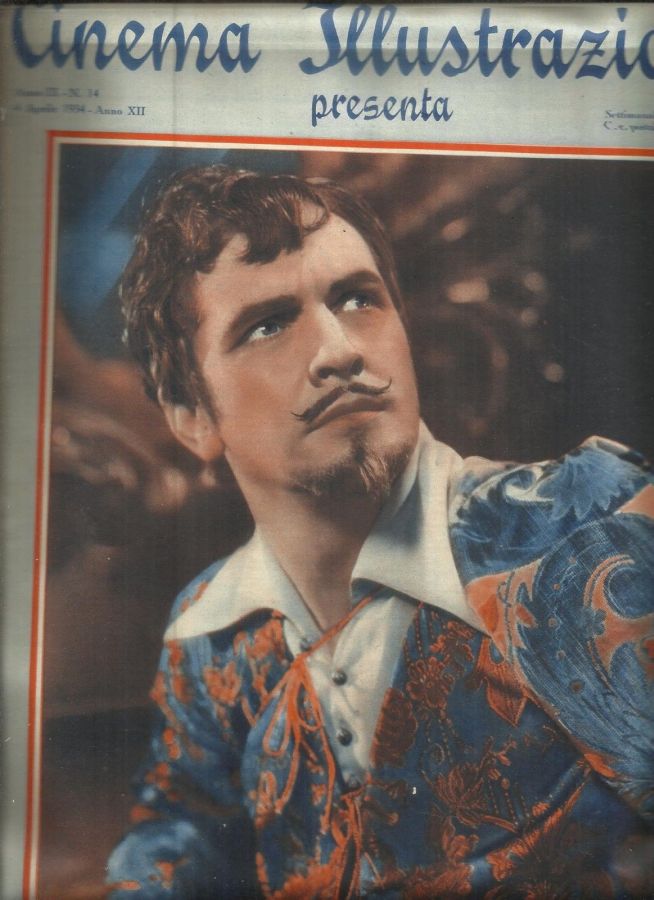 CINEMA ILLUSTRAZIONE magazine side cover Issue 14 4 April 1934