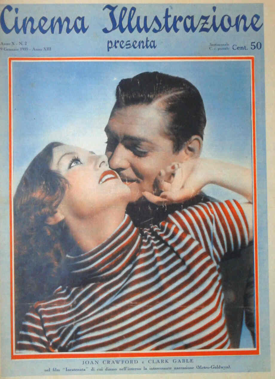 CINEMA ILLUSTRAZIONE magazine side cover Issue 2 9 January 1935