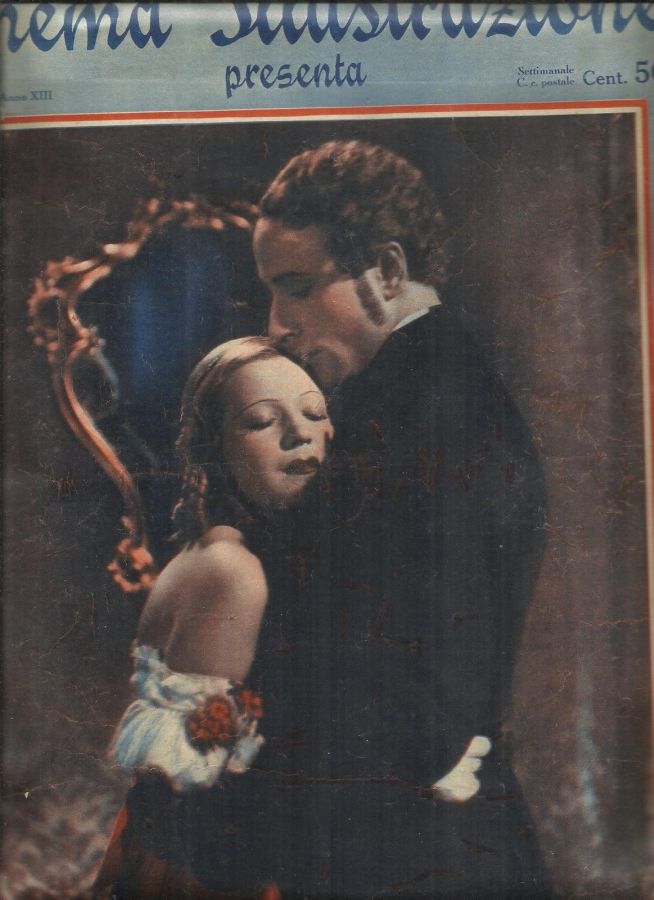 CINEMA ILLUSTRAZIONE magazine side cover Issue 10 6 March 1935