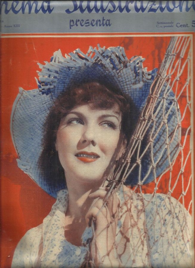 CINEMA ILLUSTRAZIONE magazine side cover Issue 14 3 April 1935