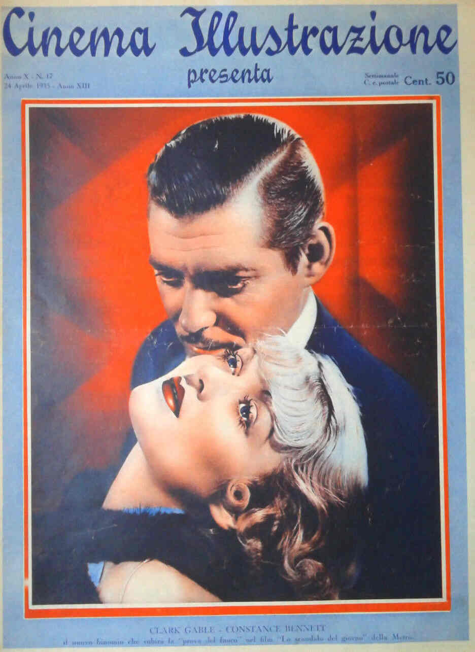 CINEMA ILLUSTRAZIONE magazine side cover Issue 17 24 April 1935