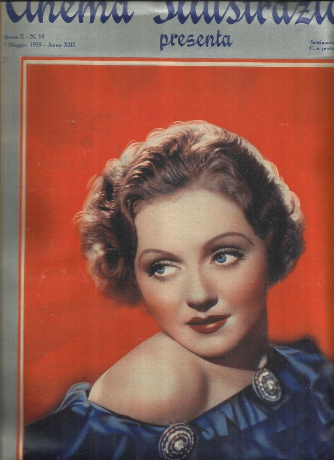 CINEMA ILLUSTRAZIONE magazine side cover Issue 18 1 May 1935