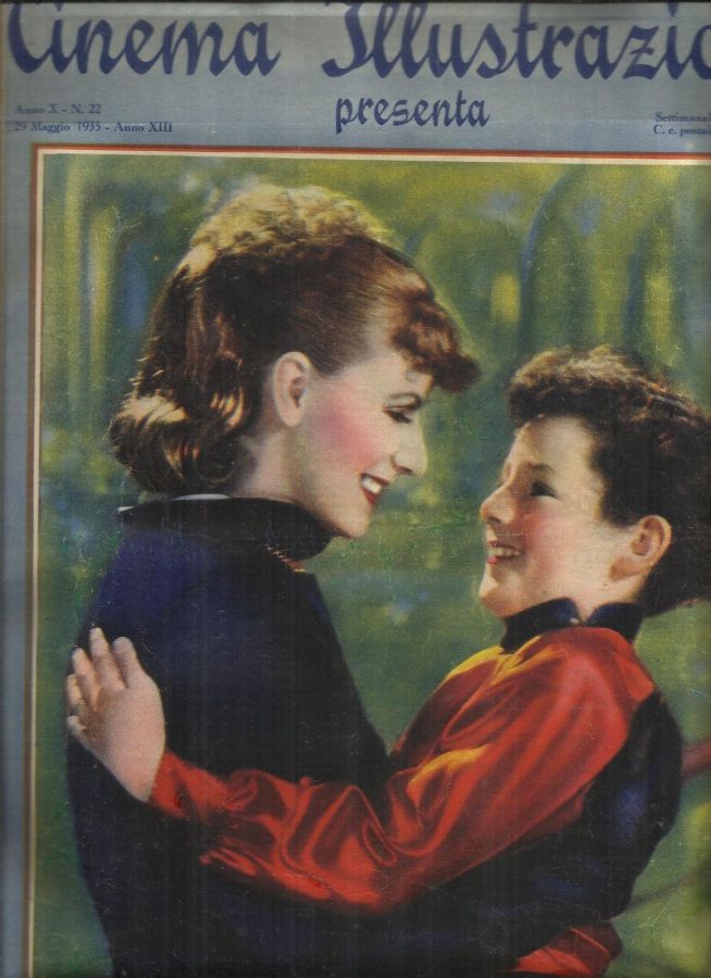 CINEMA ILLUSTRAZIONE magazine side cover Issue 22 29 May 1935