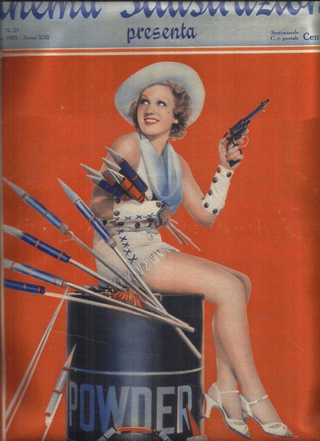 CINEMA ILLUSTRAZIONE magazine side cover Issue 23 5 June 1935
