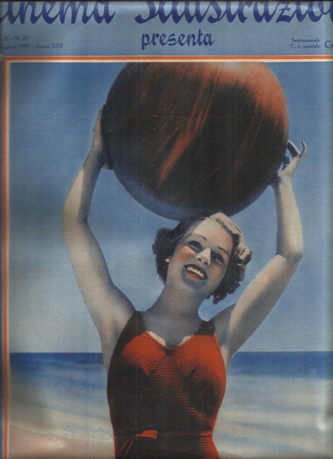 CINEMA ILLUSTRAZIONE magazine side cover Issue 25 19 June 1935