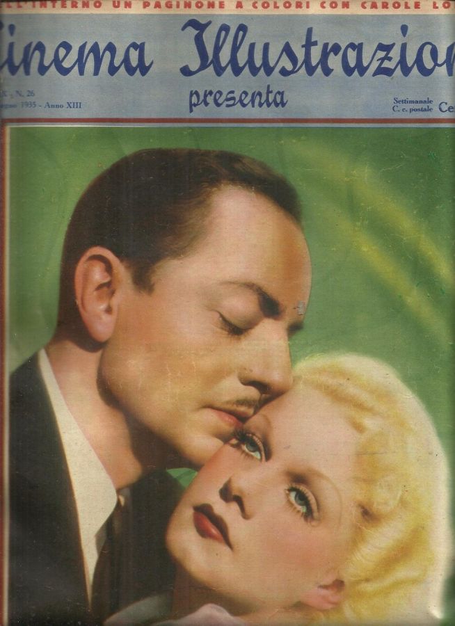 CINEMA ILLUSTRAZIONE magazine side cover Issue 26 26 June 1935