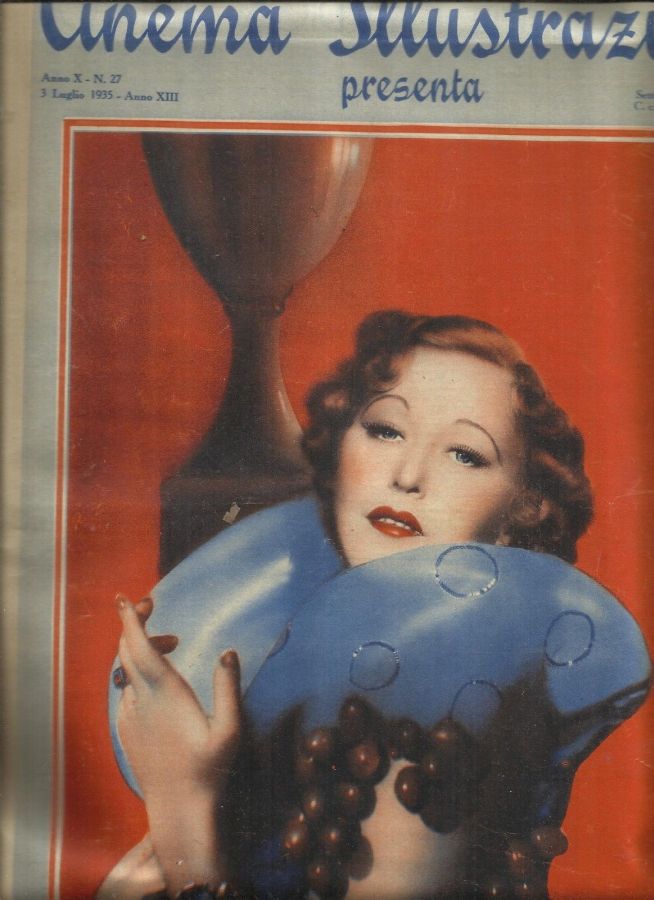 CINEMA ILLUSTRAZIONE magazine side cover Issue 27 3 July 1935