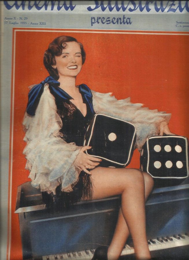 CINEMA ILLUSTRAZIONE magazine side cover Issue 29 17 July 1935