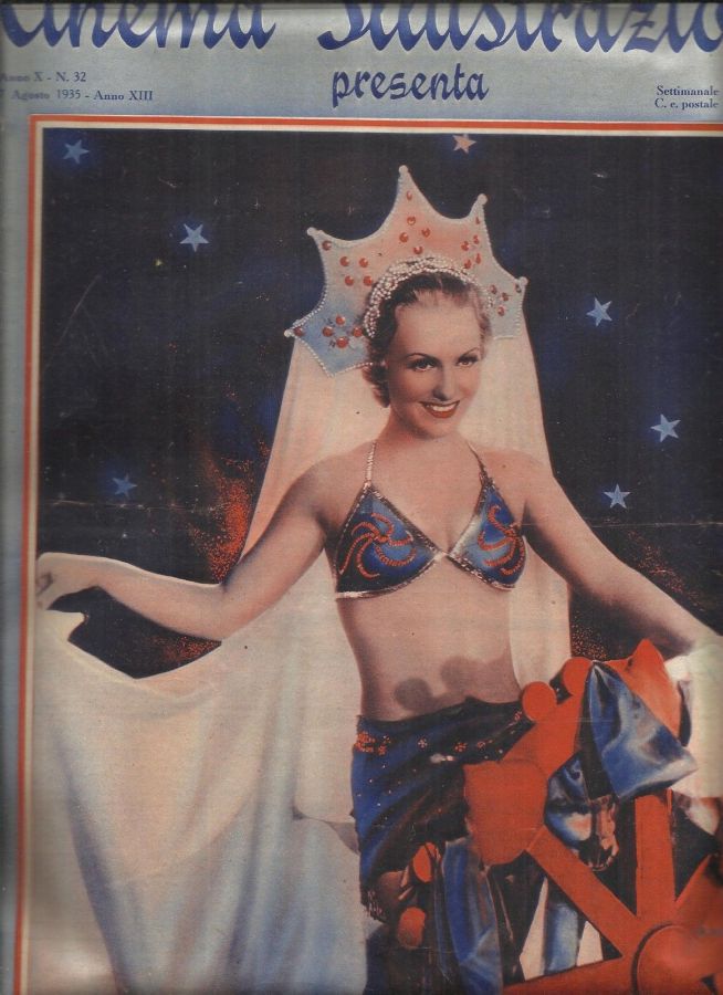 CINEMA ILLUSTRAZIONE magazine side cover Issue 32 7 August 1935