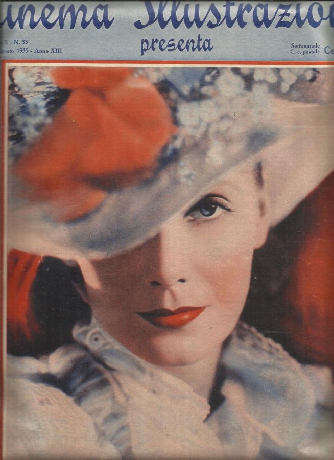 CINEMA ILLUSTRAZIONE magazine side cover Issue 33 14 August 1935