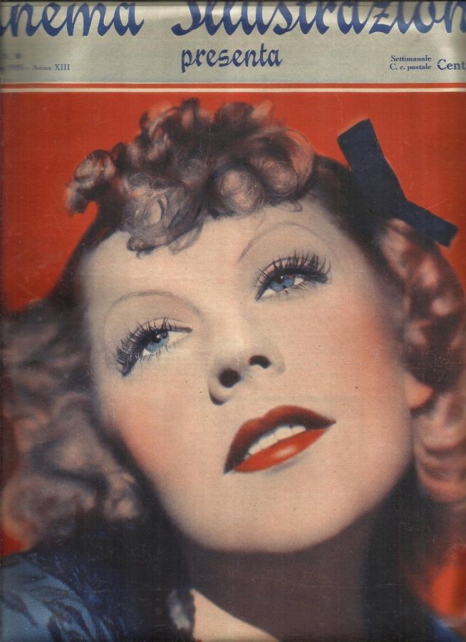 CINEMA ILLUSTRAZIONE magazine side cover Issue 36 4 September 1935