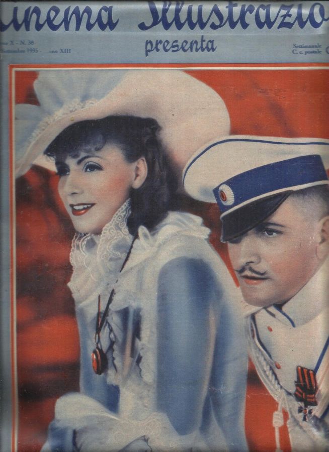 CINEMA ILLUSTRAZIONE magazine side cover Issue 38 18 September 1935