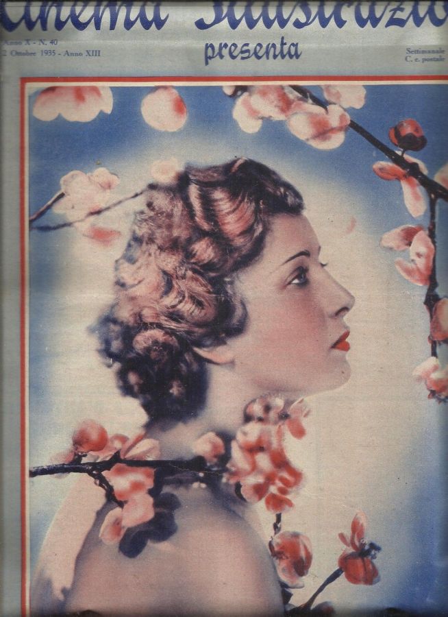CINEMA ILLUSTRAZIONE magazine side cover Issue 40 2 October 1935