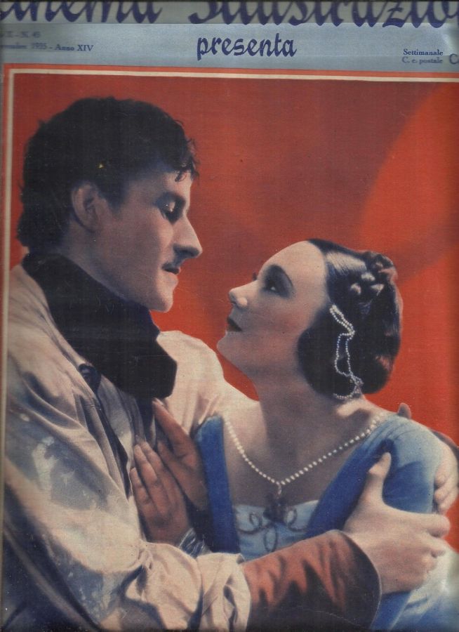 CINEMA ILLUSTRAZIONE magazine side cover Issue 45 6 November 1935