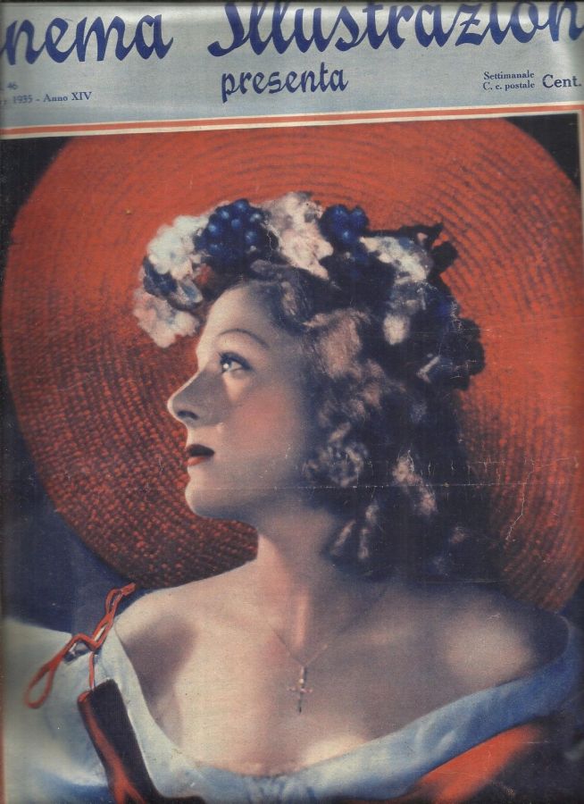 CINEMA ILLUSTRAZIONE magazine side cover Issue 46 13 November 1935