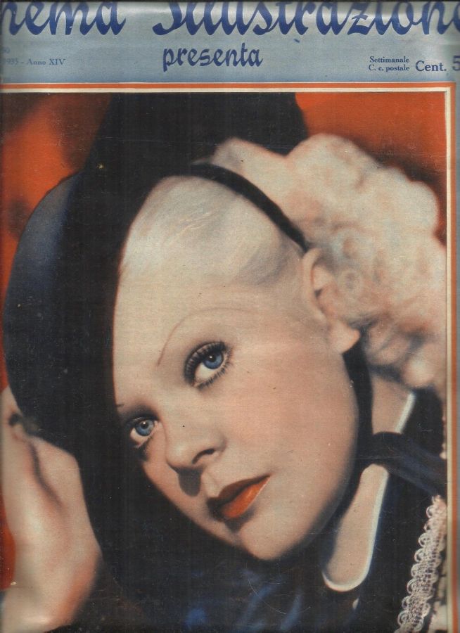 CINEMA ILLUSTRAZIONE magazine side cover Issue 50 11 December 1935