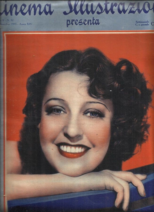 CINEMA ILLUSTRAZIONE magazine side cover Issue 52 25 December 1935