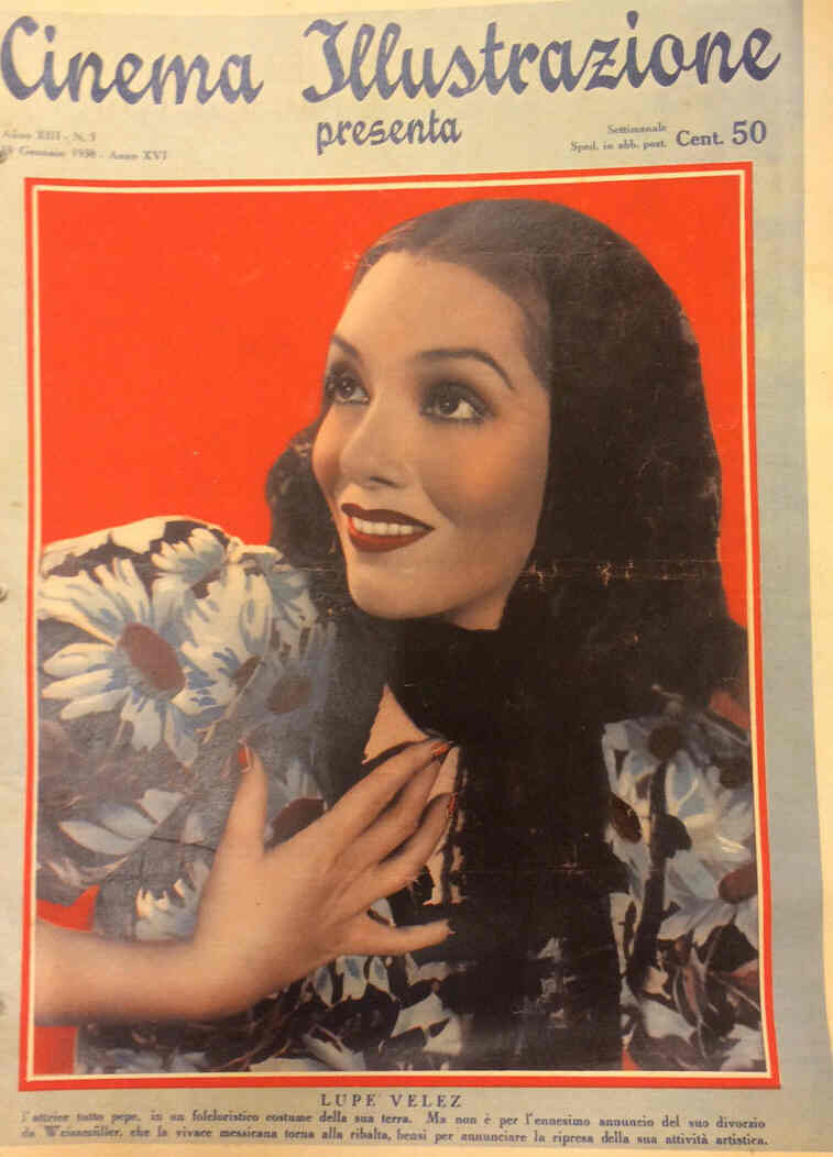 CINEMA ILLUSTRAZIONE magazine side cover Issue 3 19 January 1938