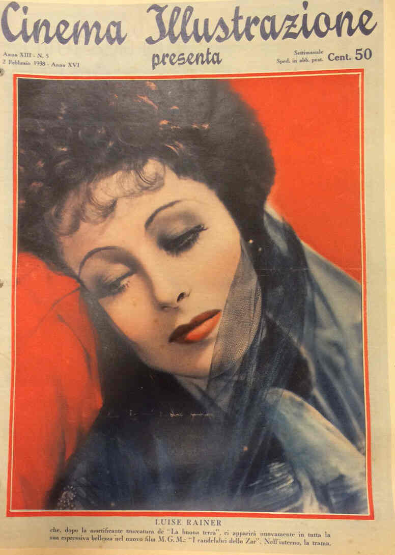 CINEMA ILLUSTRAZIONE magazine side cover Issue 5 2 February 1938