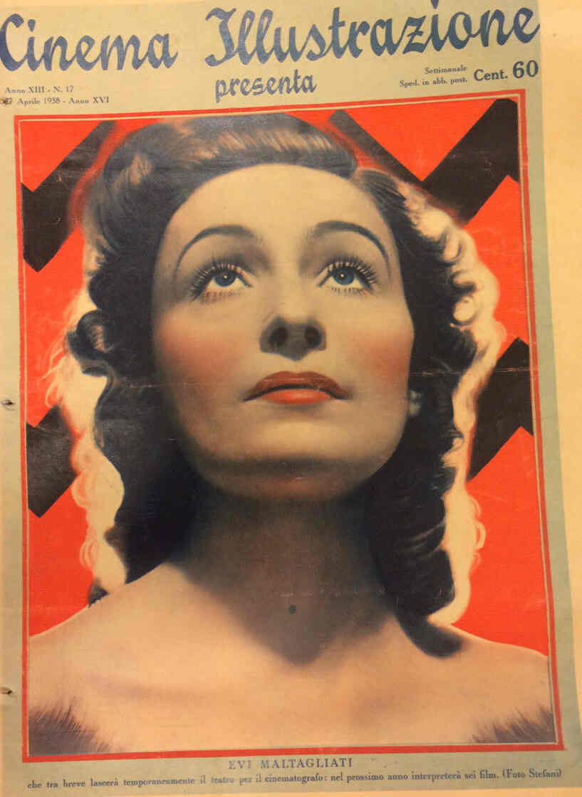 CINEMA ILLUSTRAZIONE magazine side cover Issue 17 27 April 1938
