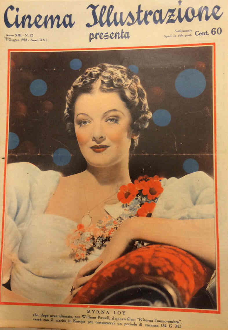 CINEMA ILLUSTRAZIONE magazine side cover Issue 22 1 June 1938