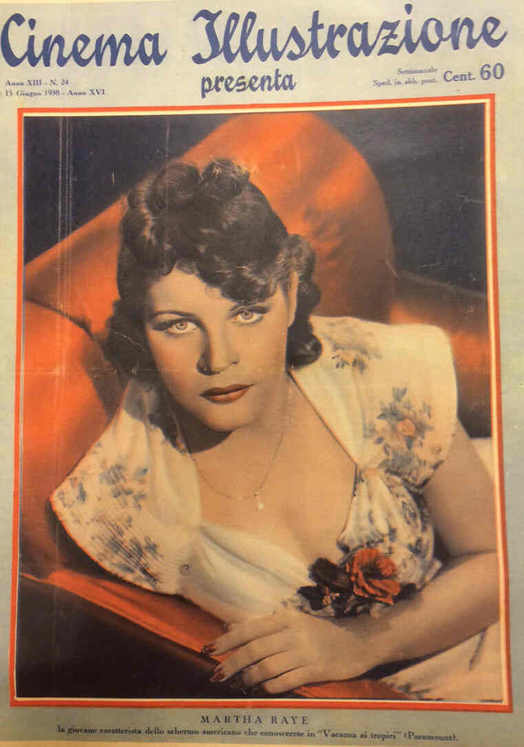 CINEMA ILLUSTRAZIONE magazine side cover Issue 24 15 June 1938