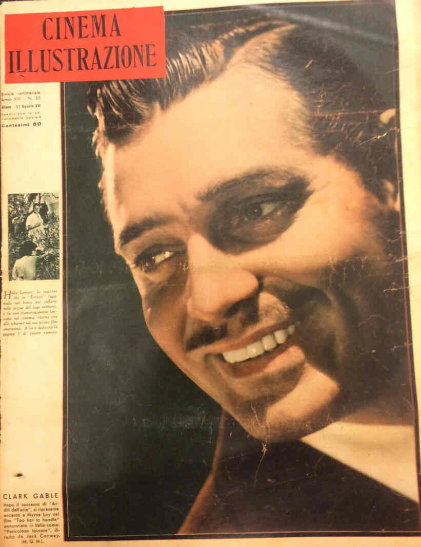 CINEMA ILLUSTRAZIONE magazine side cover Issue 35 31 August 1938
