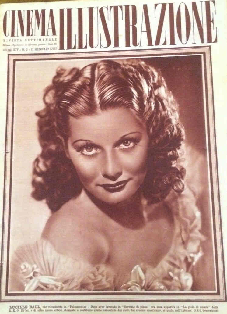 CINEMA ILLUSTRAZIONE magazine side cover Issue 2 11 January 1939