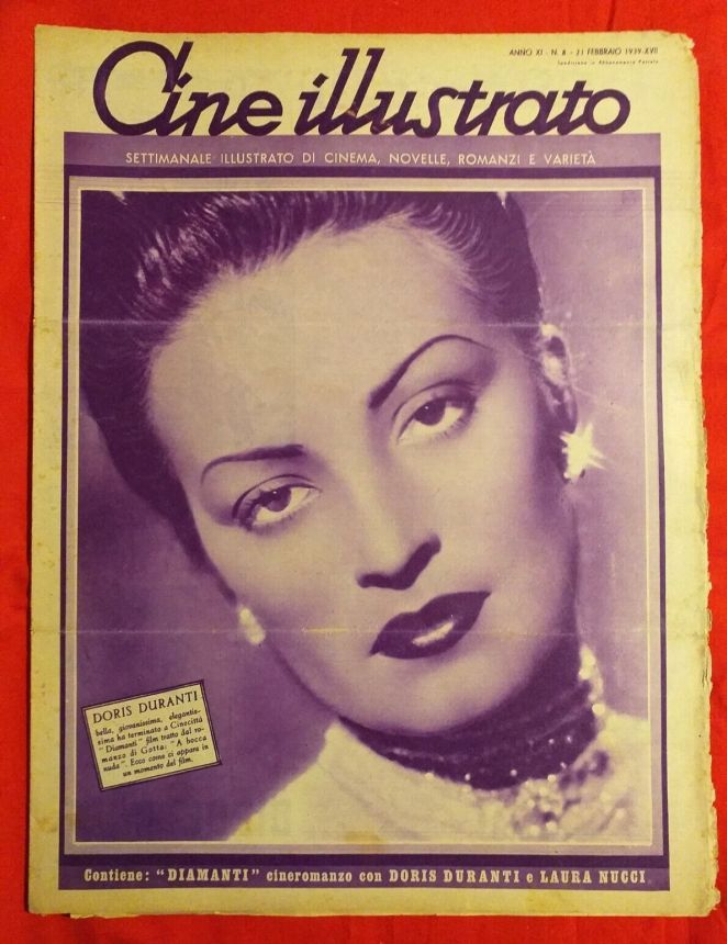CINE ILLUSTRATO magazine side cover Issue 8 21 February 1939
