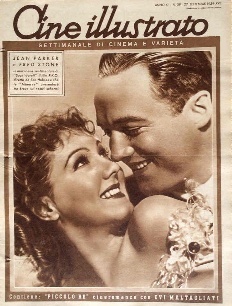 CINE ILLUSTRATO magazine side cover Issue 39 27 September 1939