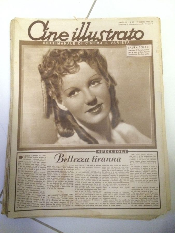 CINE ILLUSTRATO magazine side cover Issue 29 19 July 1942