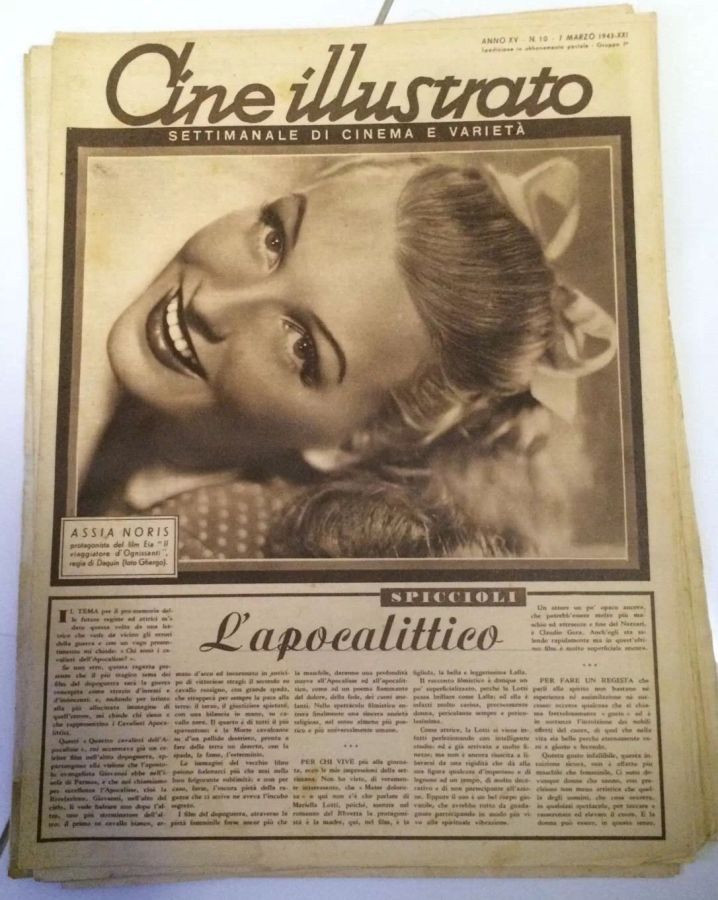 CINE ILLUSTRATO magazine side cover Issue 10 7 March 1943