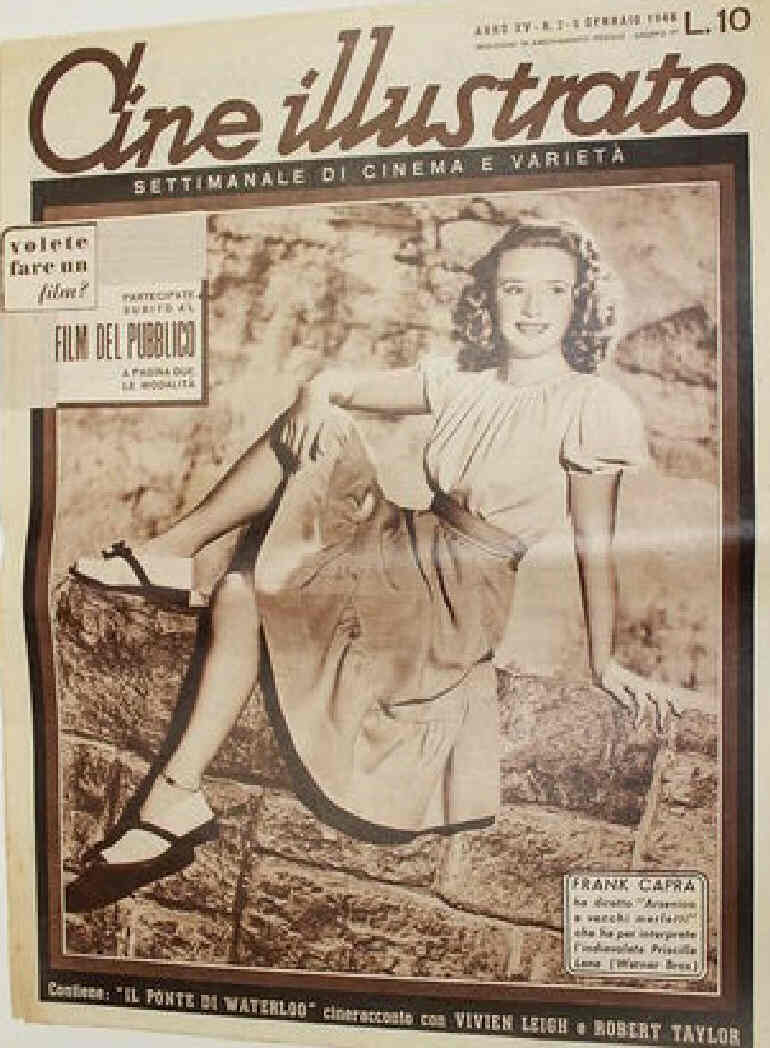 CINE ILLUSTRATO magazine side cover Issue 2 14 January 1946