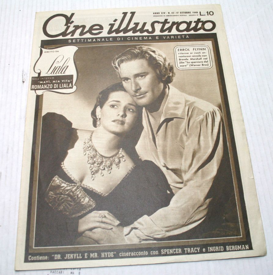 CINE ILLUSTRATO magazine side cover Issue 42 17 October 1946
