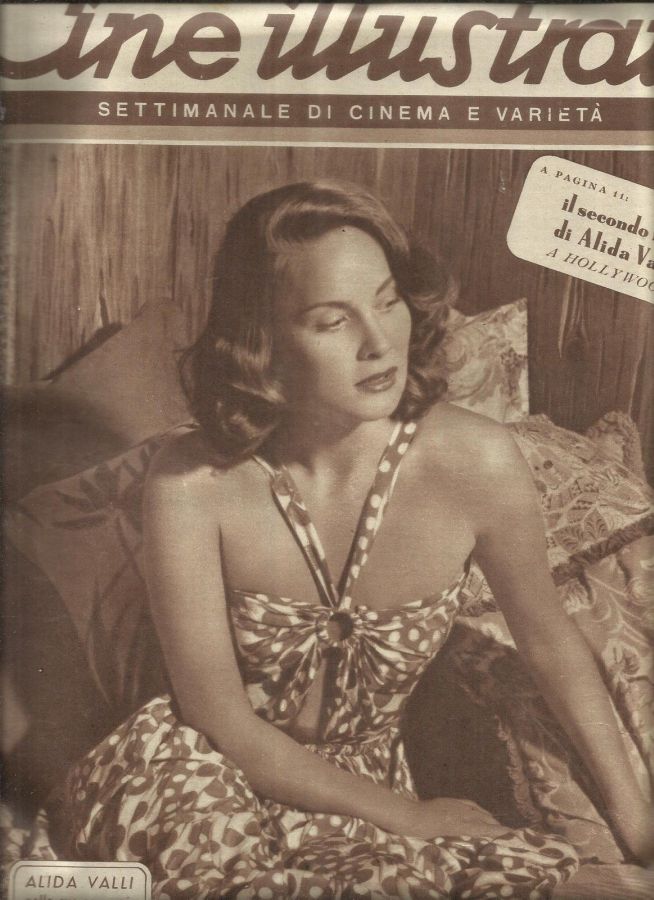 CINE ILLUSTRATO magazine side cover Issue 30 19 July 1947