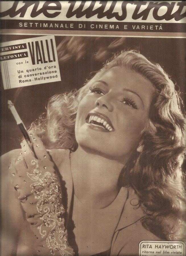 CINE ILLUSTRATO magazine side cover Issue 43 18 October 1947