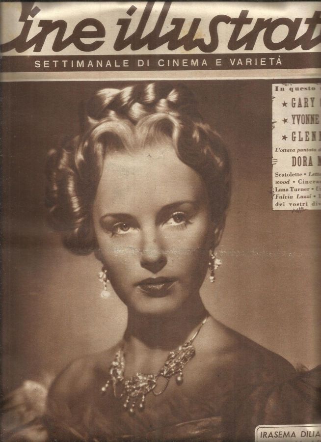 CINE ILLUSTRATO magazine side cover Issue 48 23 November 1947