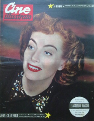 CINE ILLUSTRATO magazine side cover Issue 23 6 June 1948