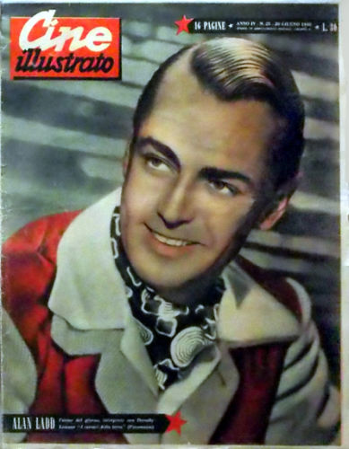 CINE ILLUSTRATO magazine side cover Issue 25 20 June 1948